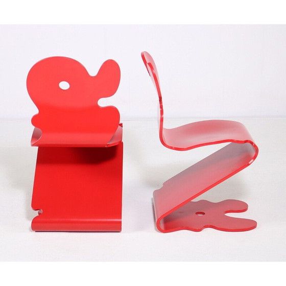 Image 1 of Verner Panton Pantonic 5010 Chairs for Studio Hag