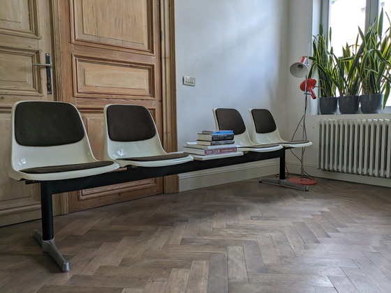 Image 1 of Banquette Drabert 4 places avec étagère