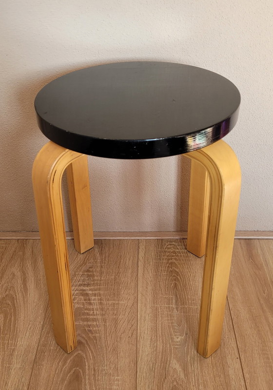 Image 1 of Scandinavian Design Stool Birch Wood