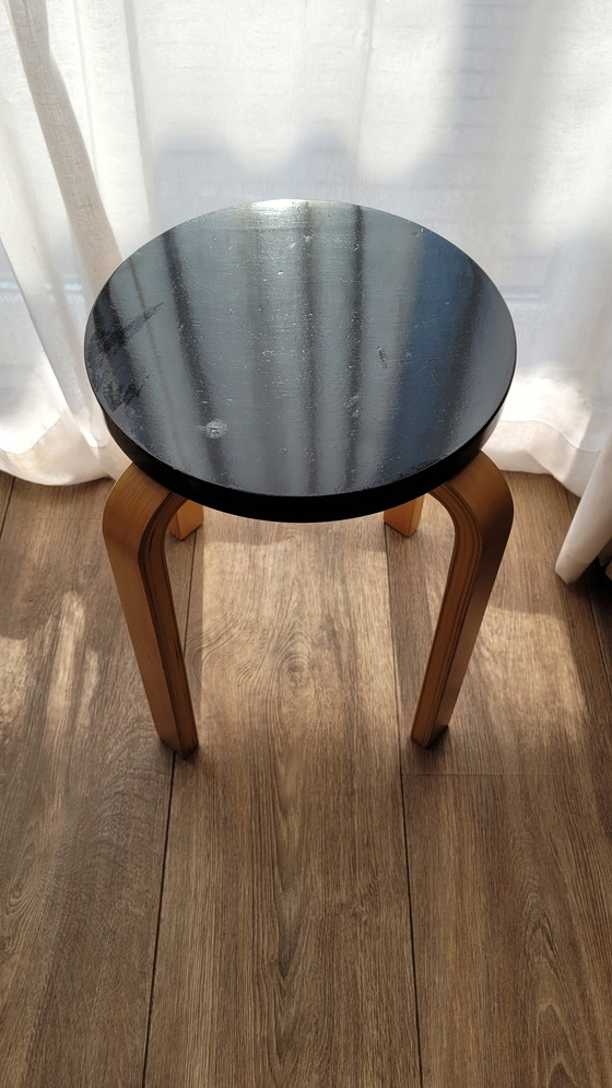 Image 1 of Scandinavian Design Stool Birch Wood