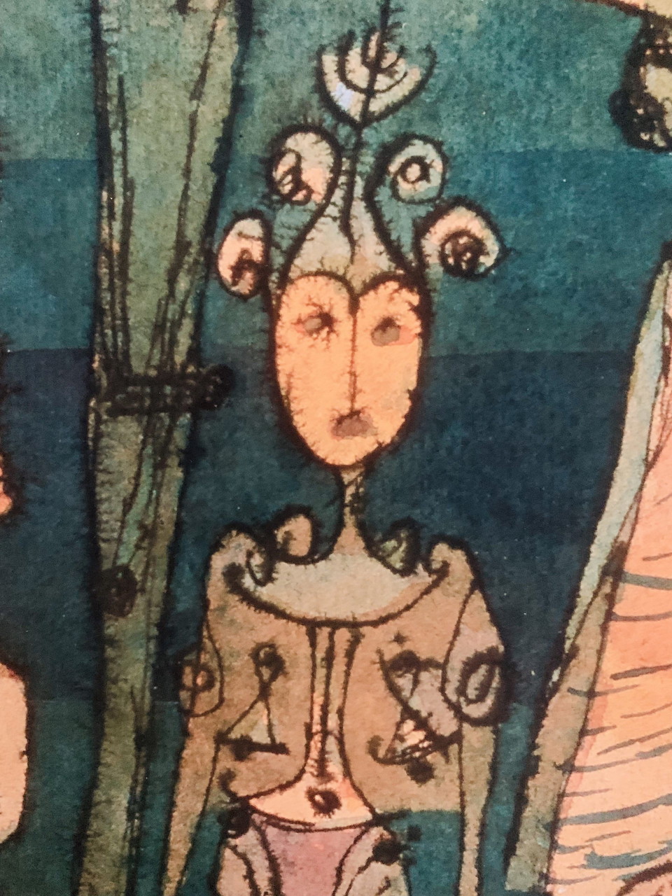 Paul Klee (1879-1940): \u0026quot;Maks 1923\u0026quot;. Hermosa paleta de colores en  litografía offset. | €49 | Whoppah, image size:960x1280