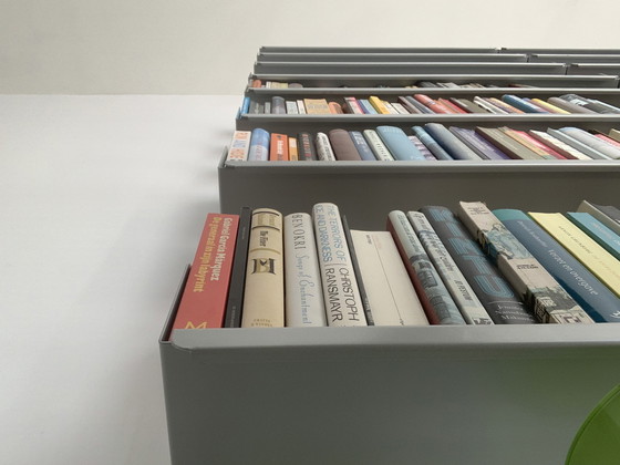 Image 1 of stainless steel bookcase