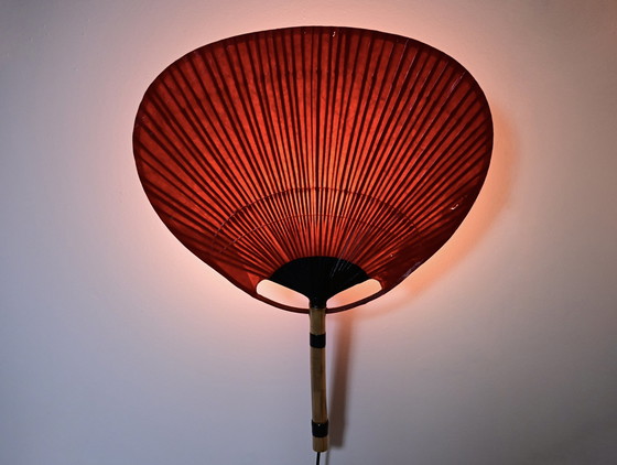 Image 1 of Pair of "Uchiwa" sconces by Ingo Maurer for M Design, 1970S