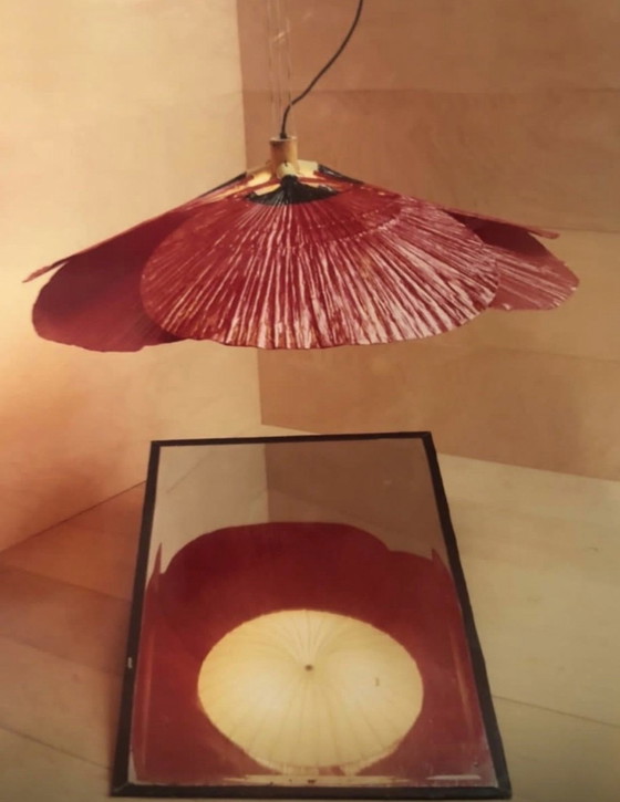 Image 1 of Pair of "Uchiwa" sconces by Ingo Maurer for M Design, 1970S