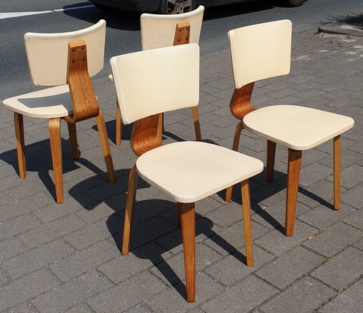 4x Cor Alons Chairs By Gouda Den Boer