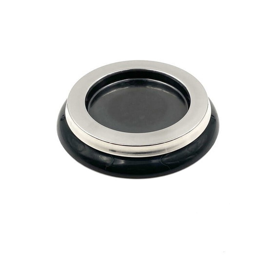 Image 1 of Vintage mod.4635 black ashtray by Sergio Asti for Kartell, Italy 1967