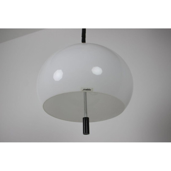 Image 1 of Lampada a sospensione vintage in plastica di Harvey Guzzini per Meblo, Italia 1970