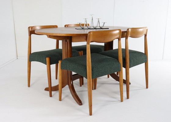 Image 1 of 4x sedie da pranzo danesi 'Bjerremose' vintage 