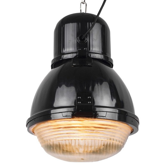 Image 1 of Lampada a sospensione nera vintage di Mesko, Polonia 1960