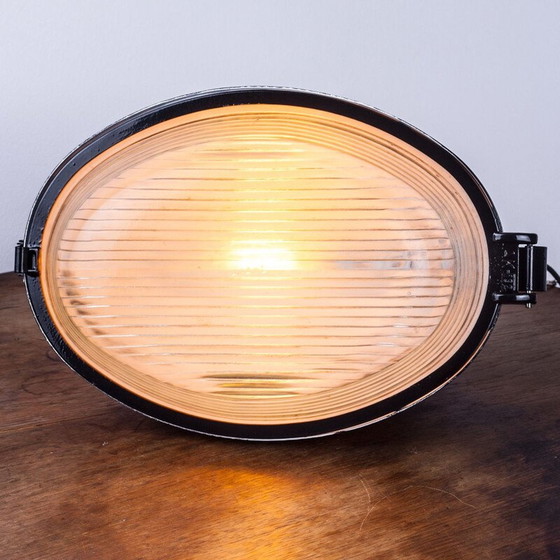 Image 1 of Lampada a sospensione nera vintage di Mesko, Polonia 1960