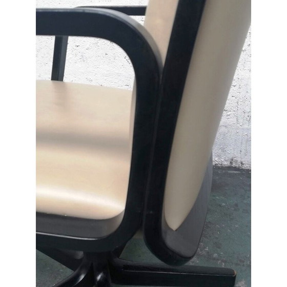 Image 1 of Set of 4 vintage office chairs from Comforto