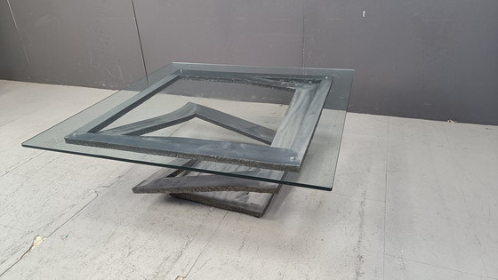 Image 1 of Fleur De Fer Coffee Table By Maurice Barilone, 1980S