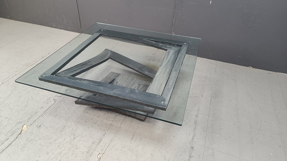 Image 1 of Fleur De Fer Coffee Table By Maurice Barilone, 1980S