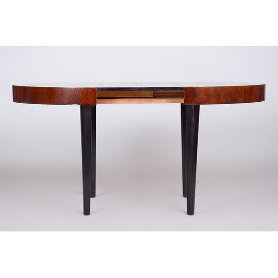 Image 1 of Vintage extendable beechwood and oakwood dining table by Jindřich Halabala for Up Závody, 1940