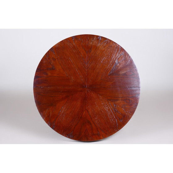 Image 1 of Vintage extendable beechwood and oakwood dining table by Jindřich Halabala for Up Závody, 1940