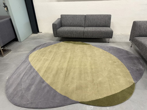 Brink and Campman Rug Element Chad Green Grey 250x294