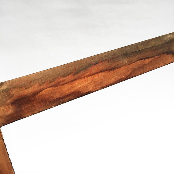 Image 1 of Vintage coffee table in gilded metal by René Drouet - 1940s