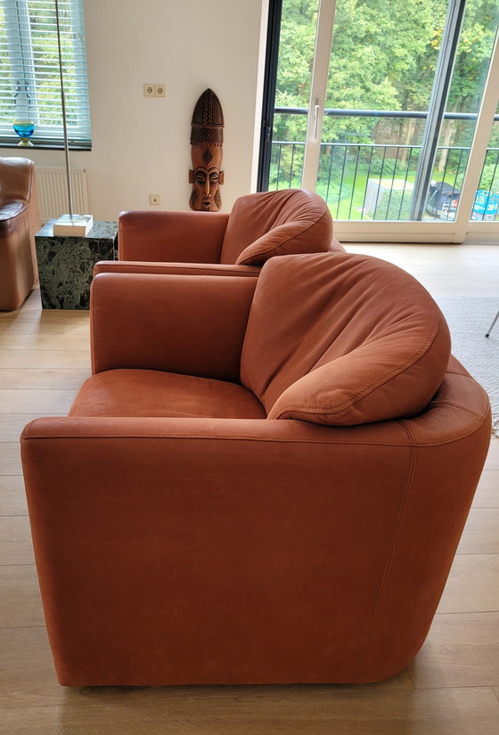 Image 1 of 2X Leolux Armchairs, Morion