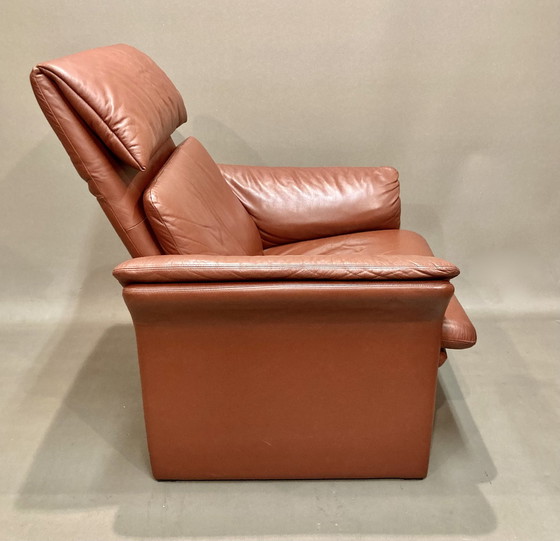 Image 1 of Erpo" 1 leather design armchair.