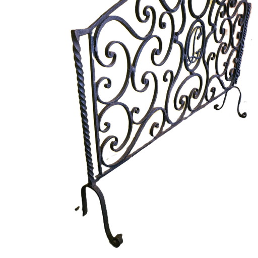 French Wrought Iron Standing Fence, Mid 18th Century