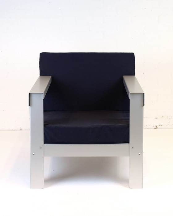 Image 1 of Offsite Anodised Aluminium Lounge Chair