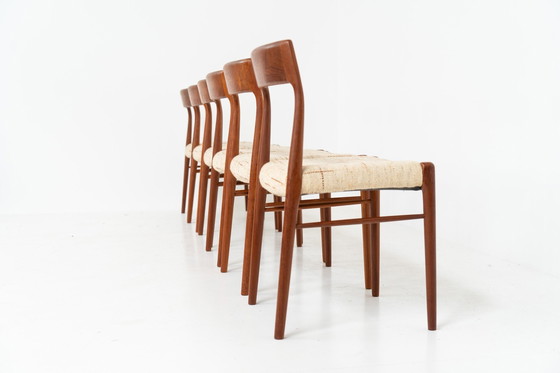 Image 1 of Set of 6 Danish Dining Chairs