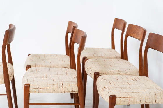 Image 1 of Set of 6 Danish Dining Chairs