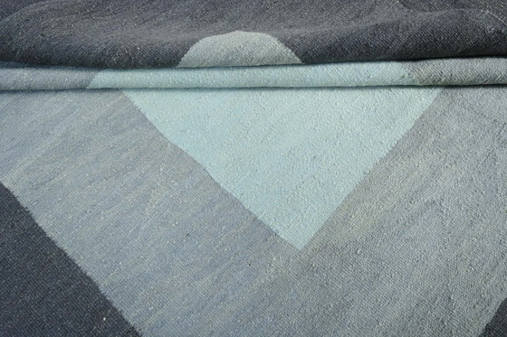 Image 1 of Kilim Fars de diseño tejido a mano – 213 x 199 cm – Diseño geométrico moderno