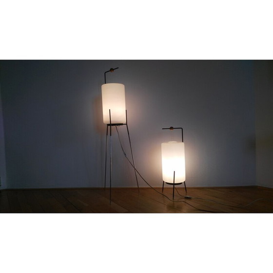 Image 1 of Pair of vintage floor lamps by Josef Hôrka, Czechoslovakia 1960