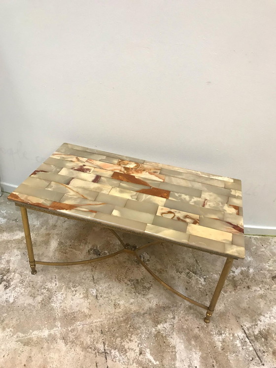 Image 1 of Table basse en onyx 1950