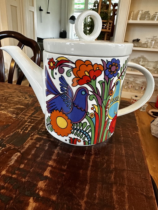 Théière vintage Acapulco Villeroy et Boch