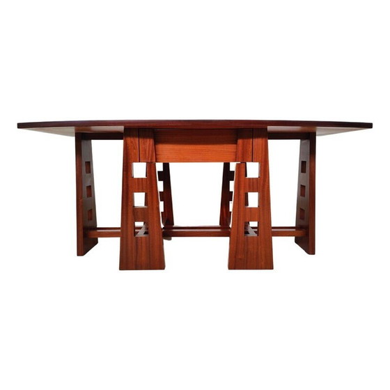 Image 1 of Mid-century dining table with drawer, Italy 1960s