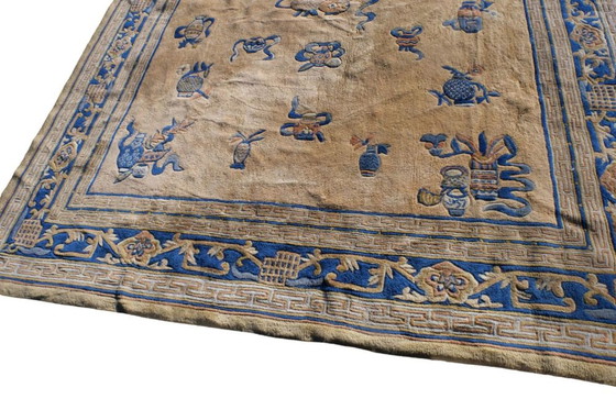 Image 1 of Chinese hand-knotted wool carpet