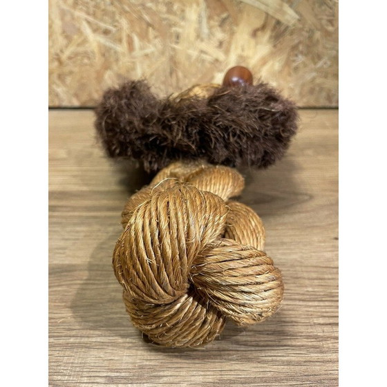 Image 1 of Vintage rope lion sculpture by Kay Bojen, Denmark 1960