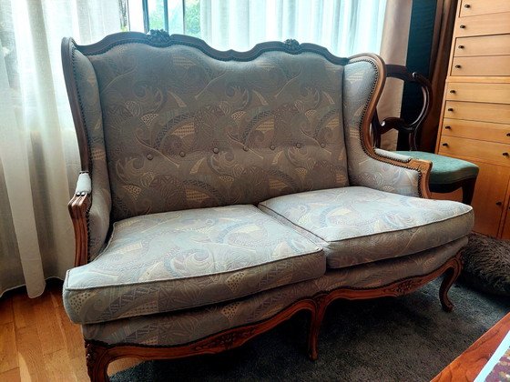 Image 1 of Barok Antique Sofa & Chair Louis XVI