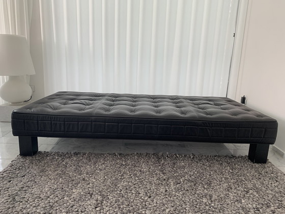 Image 1 of Sofa Wittmann sofa bed leather black