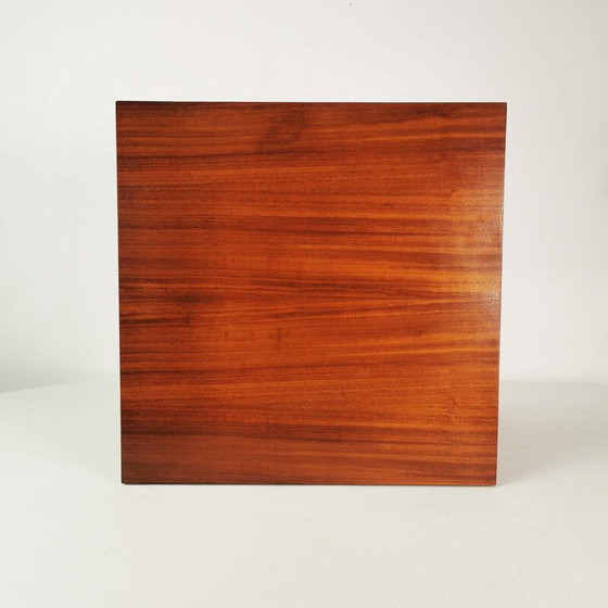 Image 1 of Tavolino da caffè vintage in noce impiallacciato, Cecoslovacchia 1970