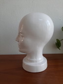 Scheurich West Germany 701 testa in ceramica bianca