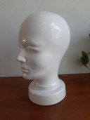 Scheurich West Germany 701 testa in ceramica bianca