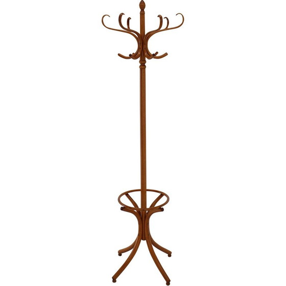 Image 1 of Vintage beech coat rack by Ton, Czechoslovakia 1980
