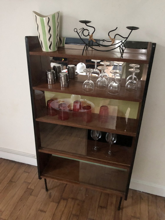 Image 1 of Libreria - Scaffali d'epoca - Rovere - Pierre Guariche - Royal Board - 1950