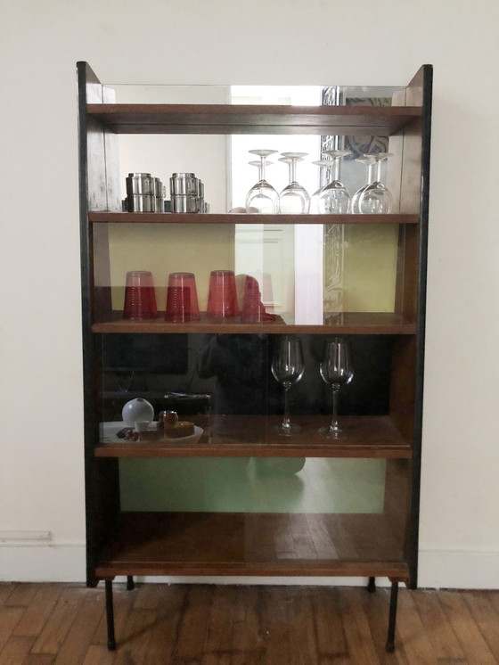 Image 1 of Libreria - Scaffali d'epoca - Rovere - Pierre Guariche - Royal Board - 1950