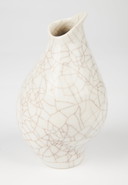 Rosenthal Art Department Crackle Vase - Vintage Art