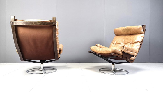 Image 1 of Pair of swivel chairs