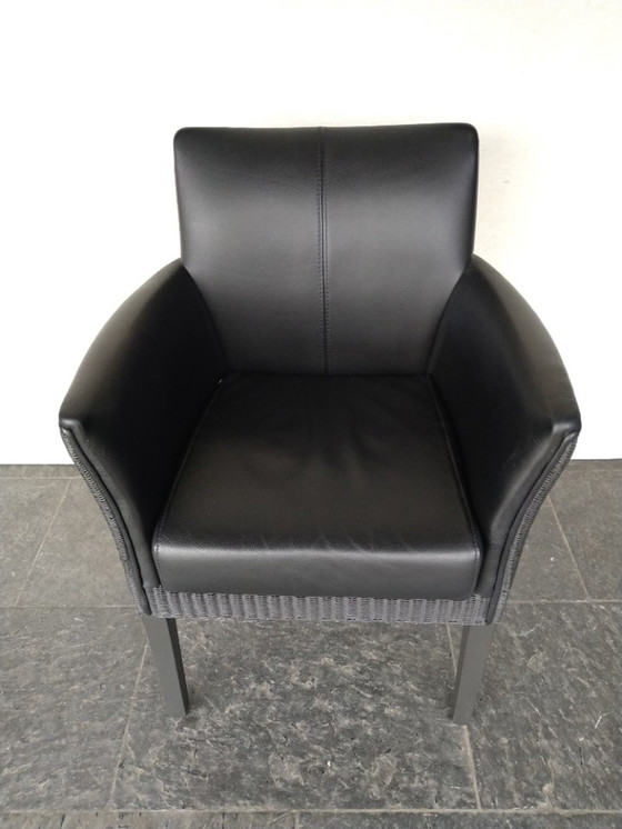 Image 1 of 2 X Lloyd Loom Chair Combined With Toledo Leather (Set)