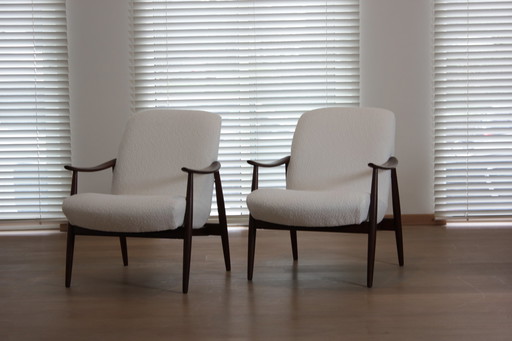 2x Mid Century Modern Armchairs