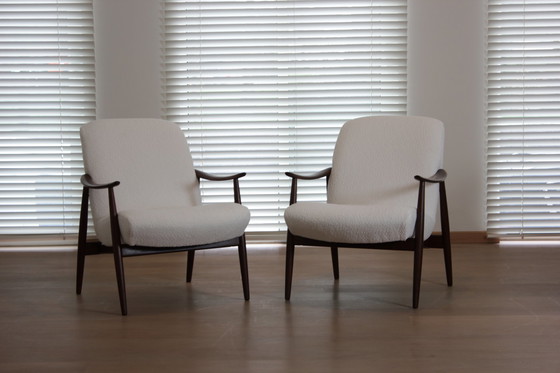 Image 1 of 2x Mid Century Modern Armchairs