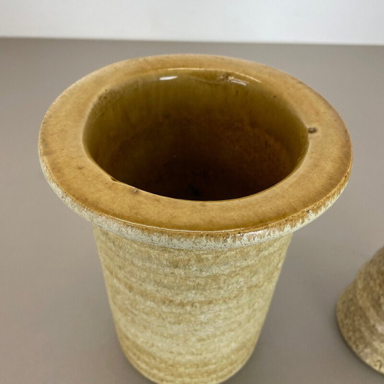 Image 1 of Pair of vintage ceramic vases by Vest Ceramics, Netherlands 1970s