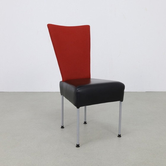 Image 1 of Set of 4 vintage two-tone dining chairs, 1980