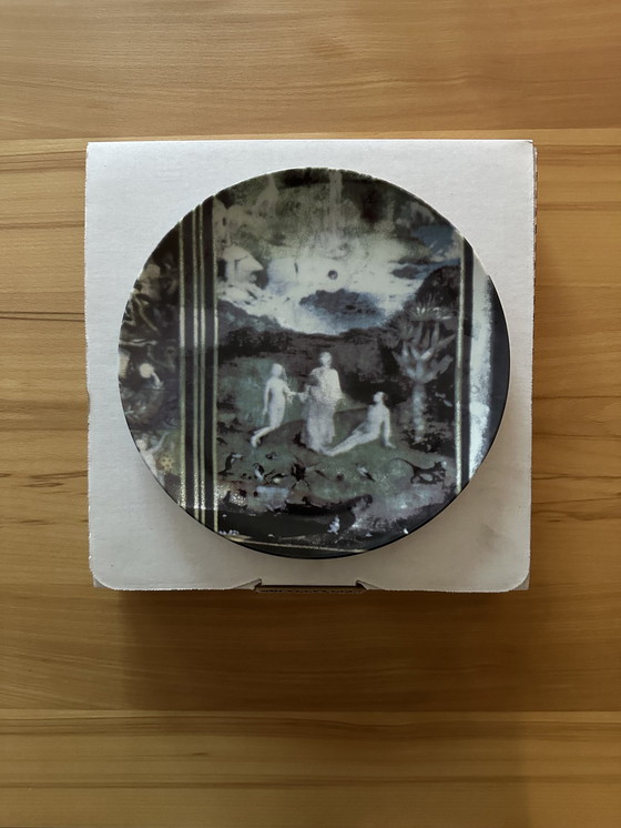 Image 1 of Robert Rauschenberg Porcelain Plate - Edition For The Guggenheim Museum